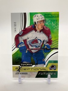 Alex Newhook 2021-22 Upper Deck Synergy Exceptional Futures 544/899 #EF-AN Co...