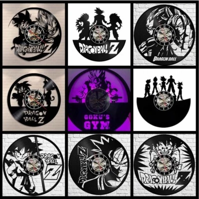 Dragonball Schallplatten LED Wanduhr - Anime - Neu - Geschenk Vatertag Muttertag - Bild 1 von 4