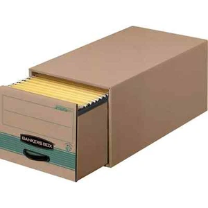 Fellowes 1231201 Legal Sz Storage Bankers Boxes 11.5" H X 16.8"W x 25.5 D 6/Case - Picture 1 of 4