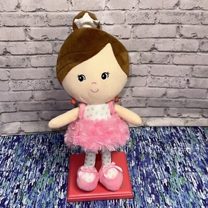 Muñeca de peluche Spark Create Imagine bailarina princesa peluche 13" pelo castaño - Imagen 1 de 10