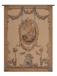 Serenade Creme French Tapestry by Francois Boucher - Woven in France, Art - Picture 1 of 6