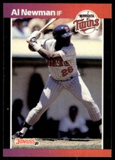 1989 Donruss Baseball Card Al Newman Minnesota Twins #436