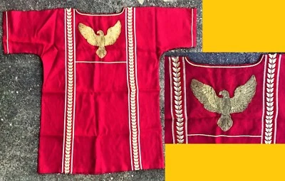 Новый римский легион офицер золотой вышитая работа туника legatus tribune преторианский - Изображение 1 из 4