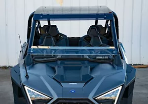 35% OFF! Double Ott Polaris Pro XP (20+) Half Windshield (Clear) - Picture 1 of 11