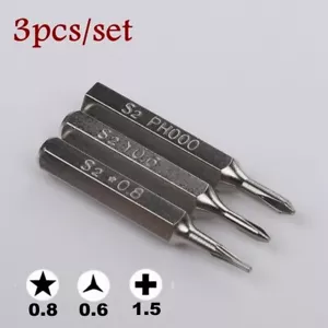 Y000 /Y0.6 Screwdriver Micro bits for iPhone Repair Hex 4mm P2/0.8/PL1 PH000 Set - Picture 1 of 3