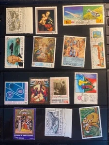 14 fine used stamps mixed, all big ones, $2.00 only, discount shipping! - Picture 1 of 1