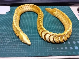 58cm Impresión 3D Anguila de Mar para Niño, Flexible Cumpleaños Serpiente, Fidget Niños Juguete para - Imagen 1 de 2