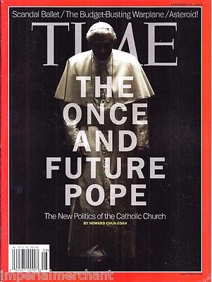 Time Magazine Pope Scandal Ballet Budget Warplane Asteroid Bolshoi Scandal 2013. - Image 1 of 4