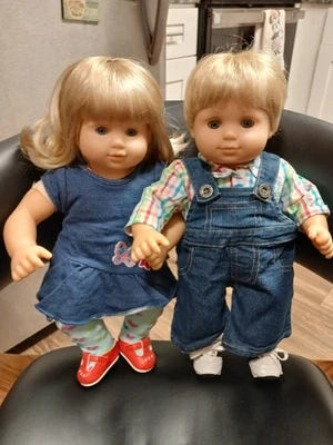 Muñeca American Girl Bitty Baby Twins rubia niña y niño Foto 1 de 4