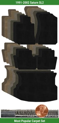 Juego de alfombrillas Lloyd Custom Ultimat para Saturn SL2 1991-2002 (5 piezas) #121W Foto 1 de 4
