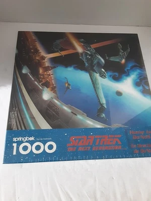 SPRINGBOK STAR TREK THE NEXT GENRATION 1000 PIECE JIGSAW PUZZLE - SEALED - Image 1 of 2