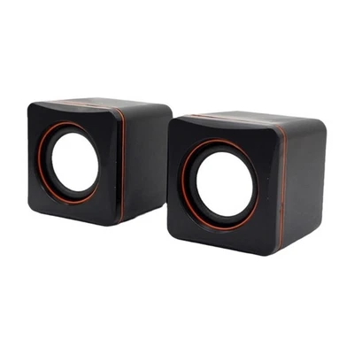 USB Corded Computer Speaker Desktop Speaker Sound Box Mini Subwoofer Loudspeaker - Image 1 of 4