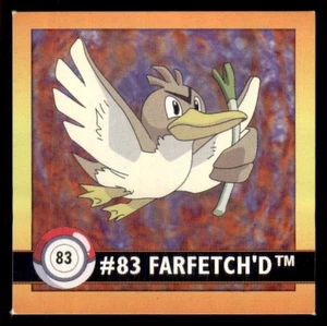 1999 Pokemon Artbox Sticker Farfetch'd Englisch #83 Vintage - Bild 1 von 2