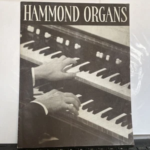 Vintage Hammond Organ Catalog 1940's Cabinets John Wanamaker Phila HO-10 - Picture 1 of 10