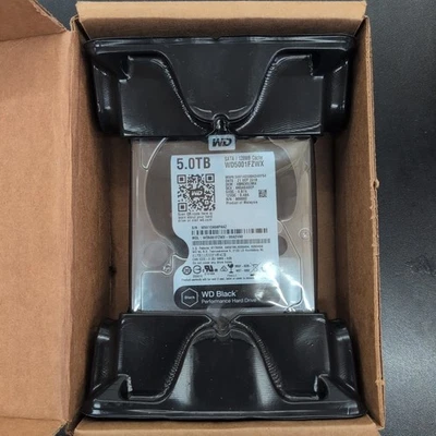 Western Digital WD Black HDD WD5001FZWX 5TB w/ 128MB Cache New Sealed - Image 1 of 3