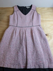 Vestido para mujer Banana Republic talla 10 sin mangas negro rosa hasta la rodilla - Imagen 1 de 11