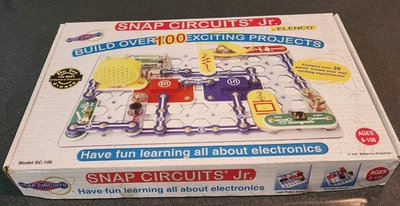 NIB ~ Snap Circuits Jr. SC-100 Electronics Discovery Kit 100+ Projects - Image 1 of 4