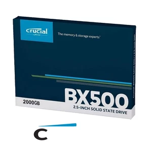 hd ssd crucial bx500 2.5" 2tb sata3 - Foto 1 di 1
