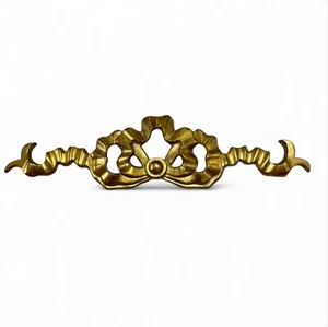 Vintage Messing Band Schleife Topper Swag Wanddekor 12" - Bild 1 von 7