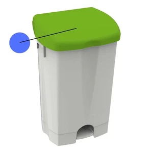 Mülleimer Pedal Binny mit Deckel Blau 50 Lt - IPC TOOLS - Bild 1 von 1