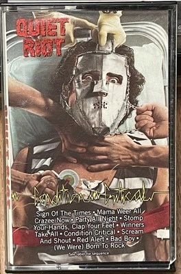 QUIET RIOT ConditionCritical (Cassette Tape 1984 Pasha) scream and shout - Image 1 of 4
