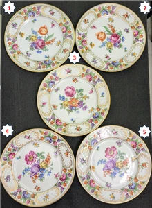 (1) Antique 1920-39 Schumann Bavaria EMPRESS DRESDEN Appetizer Plate, Ø7" - Picture 1 of 9