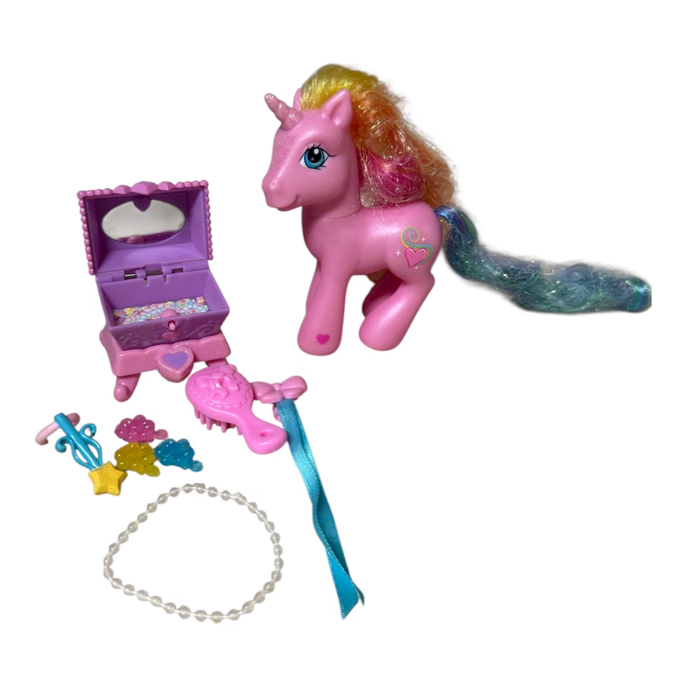 My Little Pony G3 Crystal Princess Rarity Unicorn Hasbro 2006 Baú do Tesouro MLP - Imagem 1 de 4