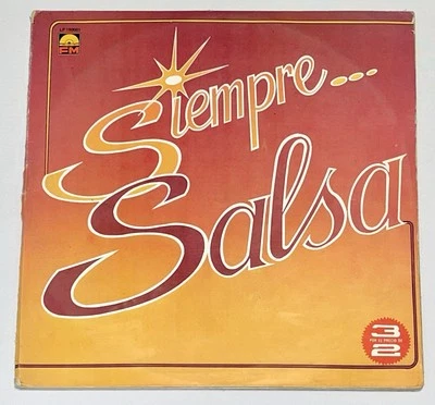 Siempre Salsa - Alfredo Linares, Wayne Gorbea, Bobby Valentín, Orlando Marin 3LP - Image 1 of 4