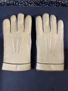 Vintage STETSON Vinyl Handschuhe Fleece gefüttert EUC Herren Large - Bild 1 von 4