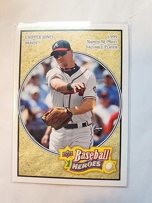 2008 Upper Deck Baseball Heroes - Chipper Jones #6 - Image 1 of 2
