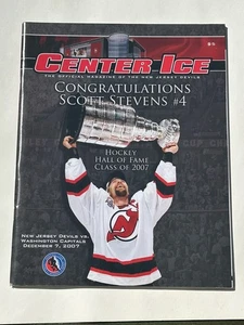 Scott Stevens NJ Devils Hockey Hall of Fame Programm 12.7.07 NHL Memorabilia - Bild 1 von 9