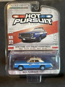 Greenlight Hot Pursuit New York NYPD 1977 Plymouth Fury - Picture 1 of 3