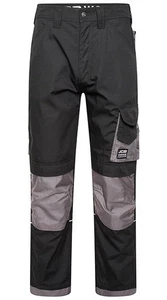 JCB Trade Rips Stop Mens Cargo Work Trade Trousers - Regular Leg size 40 Black - Picture 1 of 6