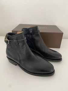 RM Williams Eden Buckle Boot Black Yearling Leather New AU size 5.5 D - Picture 1 of 8