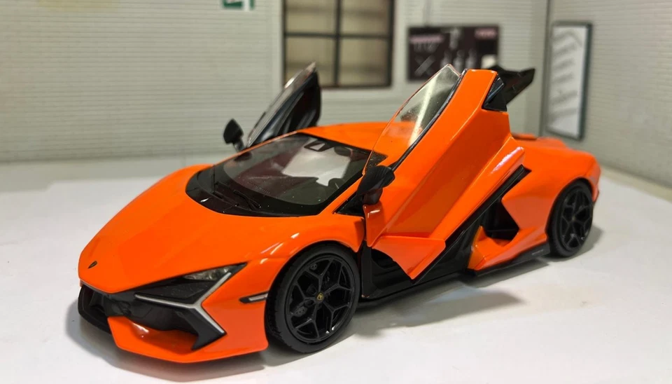 WELLY WE24126O Lamborghini - Revuelto Hybrid 2023 - Orange - 1/24