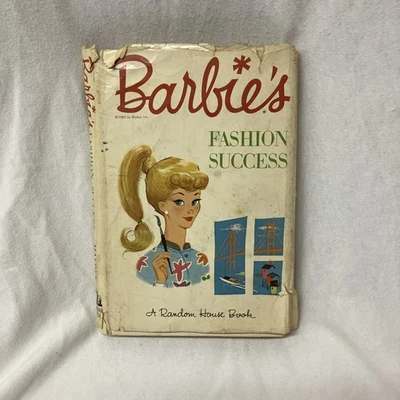 Libro de tapa dura vintage 1962 de Barbie's Fashion Success Foto 1 de 4