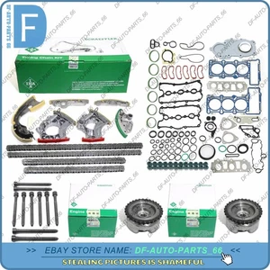 Engine Cylinder Head Gaskets Set &Timing kit Camshaft Gears For AUDI S4 S5 3.0T - Picture 1 of 10