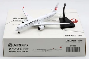 Modelo de avión fundido a presión 1:400 JC Wings JAL Japan Airlines Airbus A350-900 JA12XJ - Imagen 1 de 15