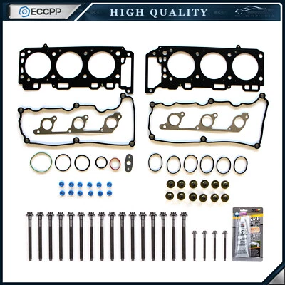 Juego de tornillos de junta de culata ECCPP para Ford Mustang 4.0L SOHC 12V VIN N 2005-2010 Foto 1 de 4