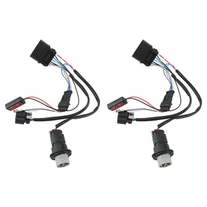 2X Headlight Lamp Wiring Harness Adapter For Dodge Ram 1500 2500 3500 2013-18 - Picture 1 of 12
