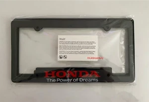 Genuine Honda Power of Dreams License Plate Frame Pair - Picture 1 of 3
