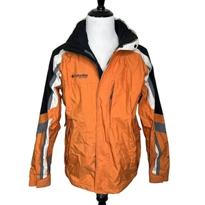 Columbia Vertex Omni-Shield Lightweight Hooded Jacket Coat Orange Mens Large - Picture 1 of 8