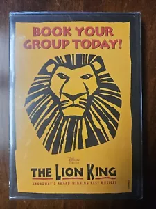 THE LION KING Broaway Sales Promo DVD Book Your Group Today Disney NEW - Picture 1 of 2