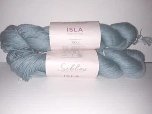 Sirdar Sublime Isla DK Yarn 50% Cotton/50% Bamboo 2 Skeins New - Picture 1 of 11