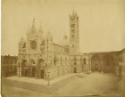 Italie, Lombardi, Siena - Cattedrale Photo Vintage Print,  Tirage albuminé 