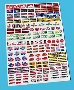 RC MONSTER TRUCK 10th 1:10 Radio Control scale Sponsor logo stickers decals - Picture 1 of 6