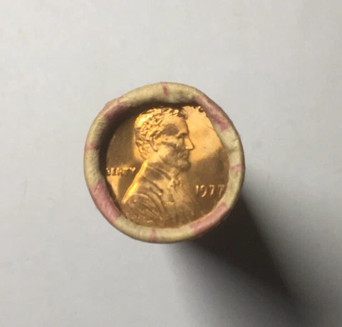 1977 P Lincoln Memorial Cent  ROLL  BU Cover