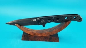 CRKT M16-01KS Carson Design Frame Lock Plain Edge Black Pocket Knife!!! - Picture 1 of 12