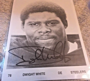 Pittsburgh Steeler "Dwight White" Autogramm - Bild 1 von 2