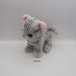 D0905A Sunlemon grau Neko Katze Tier Plüschtier 6 Zoll Stofftier Puppe Japan - Bild 1 von 11